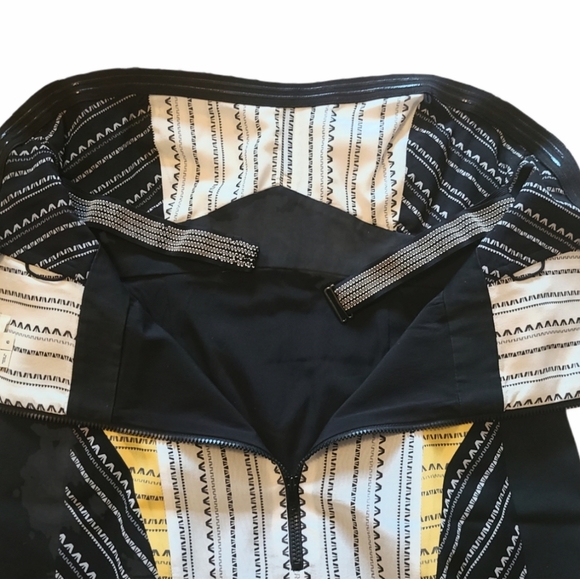 Helmut Lang Strapless Mini Dress Black & Yellow - Picture 7 of 10